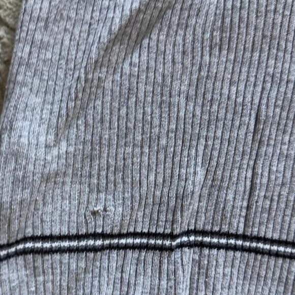 Route 66 - Women's Ribbed Cardigan Sweater - Size L - Gray Button Down Vintage - Picture 4 of 5